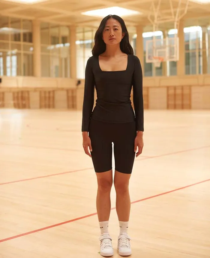 ALOHAS Sportswear Women Core 8211 Black Long Sleeve Top
