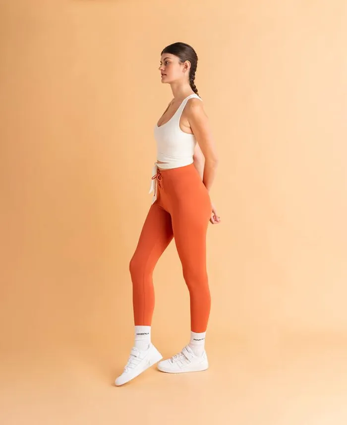 ALOHAS Sportswear Women Cross 8211 Brown Legging