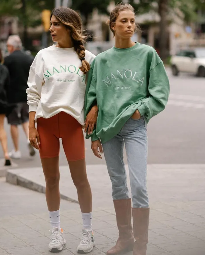 ALOHAS Sportswear Women Iconica 8211 Green Sweatshirt