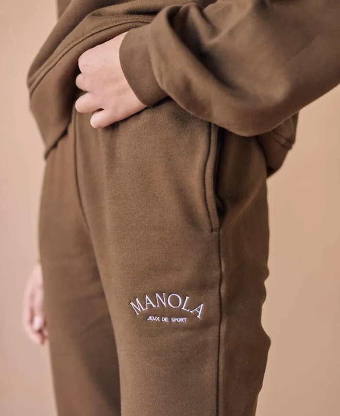 ALOHAS Sportswear Women Iconica 8211 Tracksuit Bottoms Brown