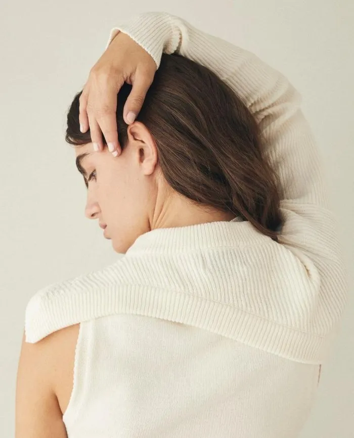 ALOHAS Sweaters and Cardigans Women Creator 8211 White Knit Top
