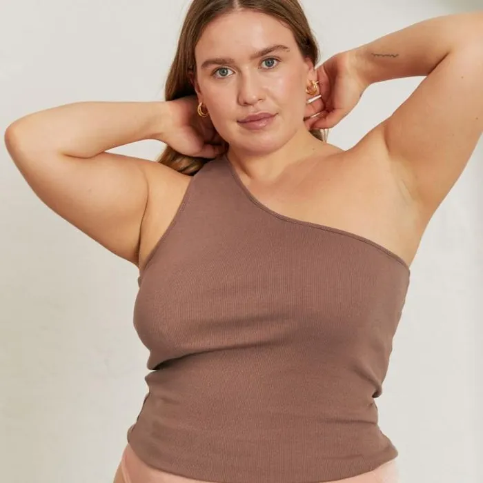 ALOHAS Tops Women Cortado 8211 Brown Cotton Top