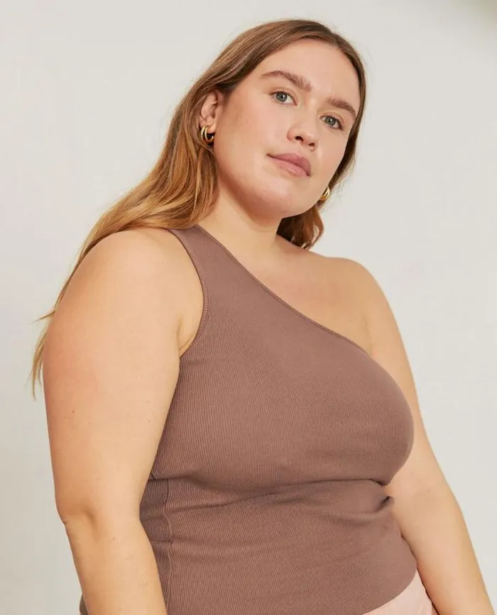 ALOHAS Tops Women Cortado 8211 Brown Cotton Top