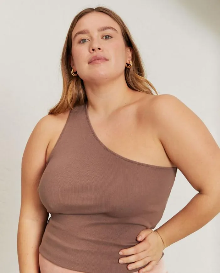 ALOHAS Tops Women Cortado 8211 Brown Cotton Top