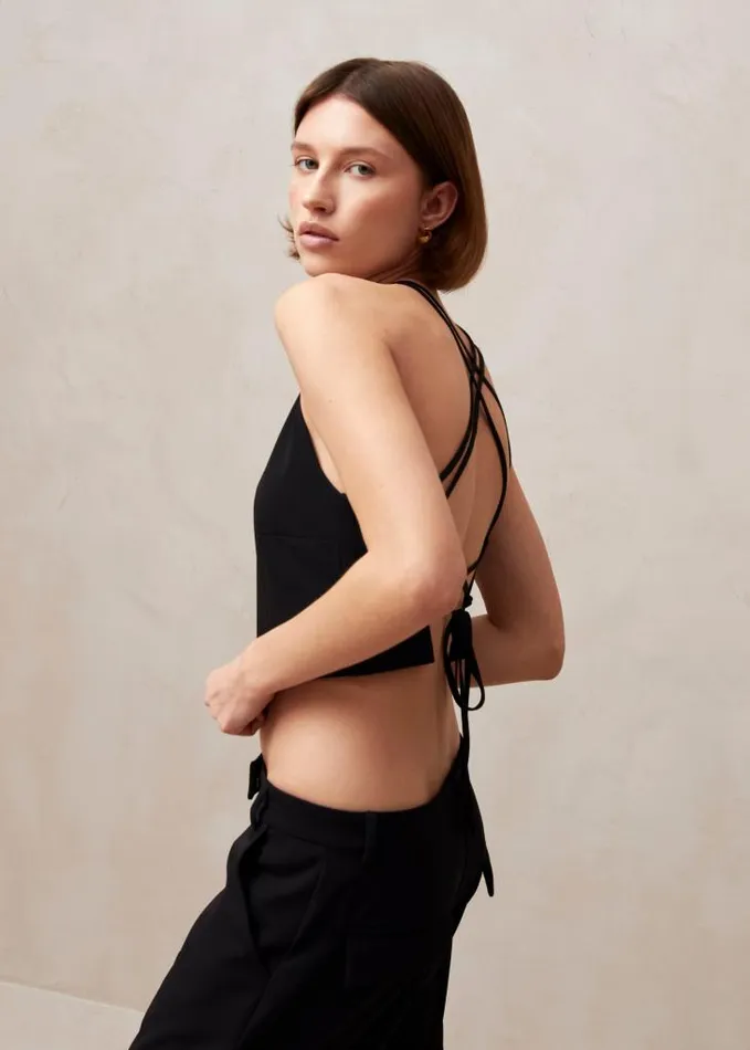 ALOHAS Tops Women Nana 8211 Black Cami Top
