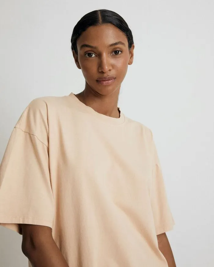 ALOHAS Tops Women Slack 8211 Beige Cotton Top