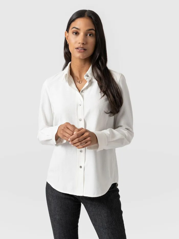 Annie Blouse 8211 Cream Cream Women Saint And Sofia Blouses and Shirts