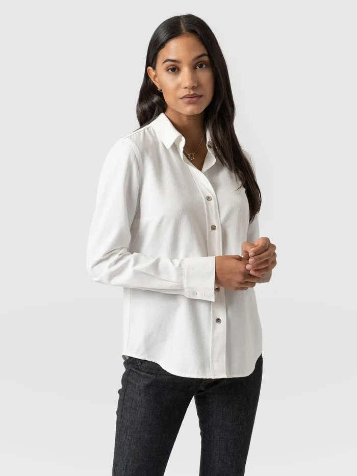 Annie Blouse 8211 Cream Cream Women Saint And Sofia Blouses and Shirts