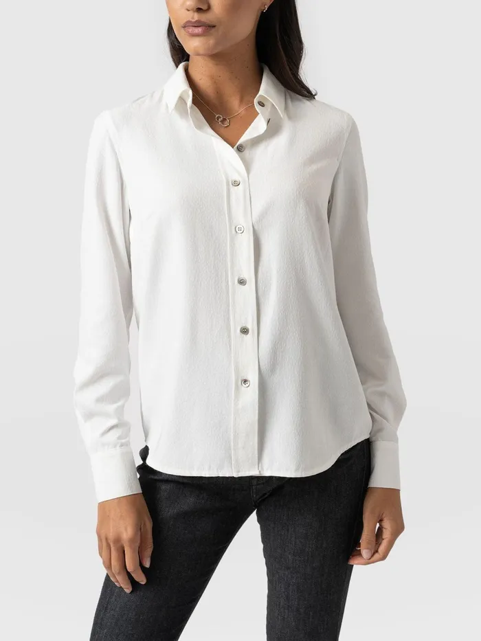 Annie Blouse 8211 Cream Cream Women Saint And Sofia Blouses and Shirts