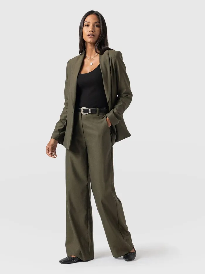 Argent Wide Leg Pant 8211 Khaki Khaki Women Saint And Sofia Pants