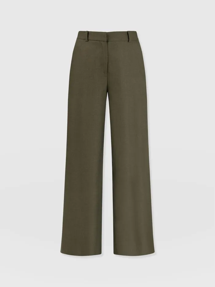 Argent Wide Leg Pant 8211 Khaki Khaki Women Saint And Sofia Pants