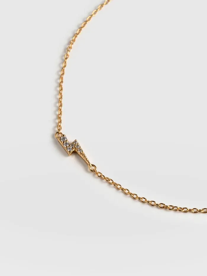 Astral Lightning Bracelet 8211 Gold Gold Women Saint And Sofia Bracelets