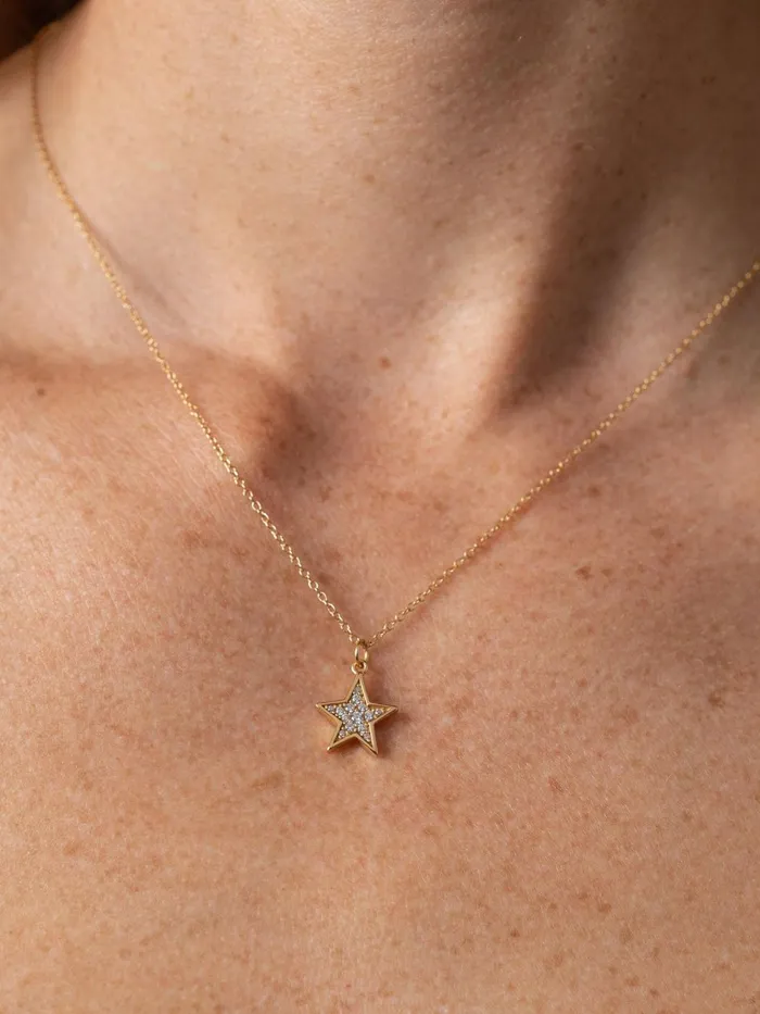 Astral Star Necklace 8211 Gold Gold Women Saint And Sofia Necklaces