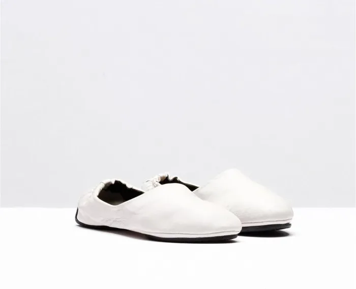 Audley Shoes Leather Swap Ivory White Women Swaps