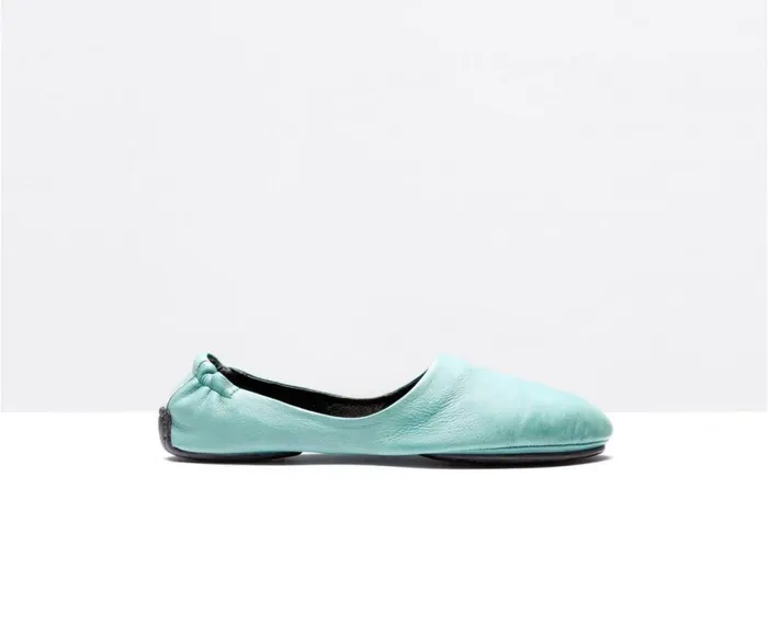 Audley Shoes Leather Swap Mint Green Women Swaps