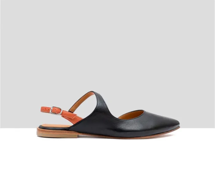 Audley Shoes Low Heel Leather Shoe Florencia Black Women Low Heel