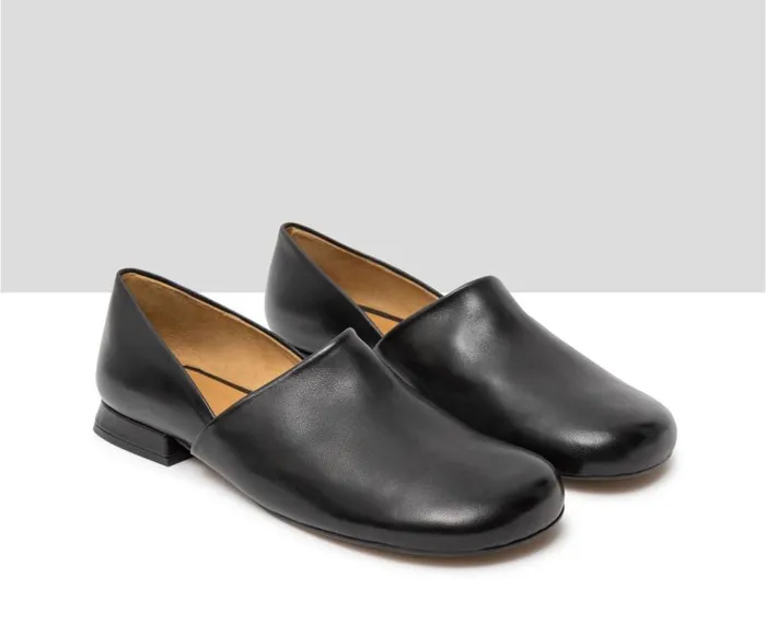 Audley Shoes Low Heel Leather Shoe Jana Black Women Medium Heel
