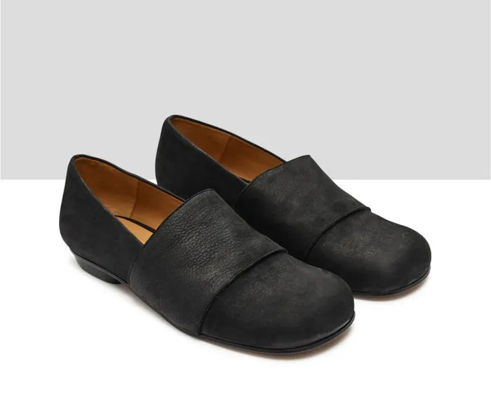 Audley Shoes Low Heel Leather Shoe Kemi Black Women Low Heel