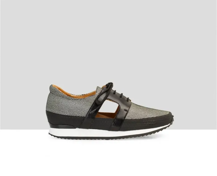 Audley Shoes Low Heel Leather Sneaker Bernabela Print Women Sneakers