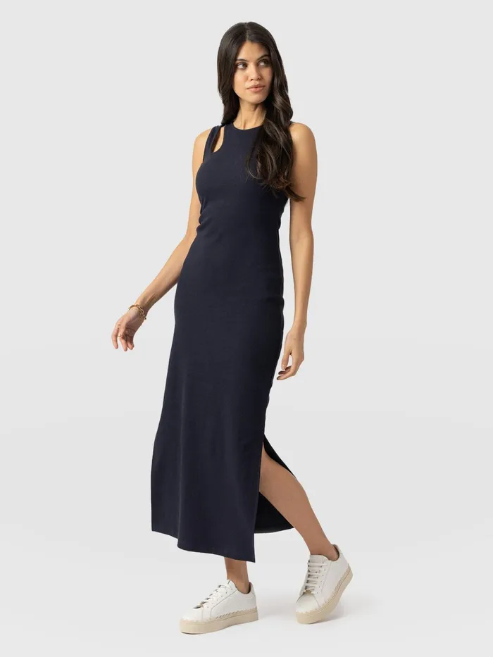 Axel Cut Out Dress 8211 Navy Navy Women Saint And Sofia Dresses