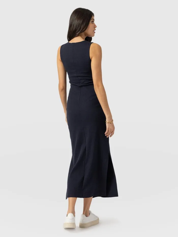 Axel Cut Out Dress 8211 Navy Navy Women Saint And Sofia Dresses