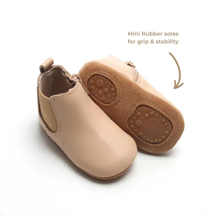 Baby Nisolo Baby Toddler and Kids Shoes Soft Sole Chelsea Boot Honey
