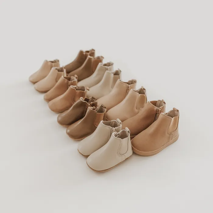 Baby Nisolo Baby Toddler and Kids Shoes Soft Sole Chelsea Boot Honey