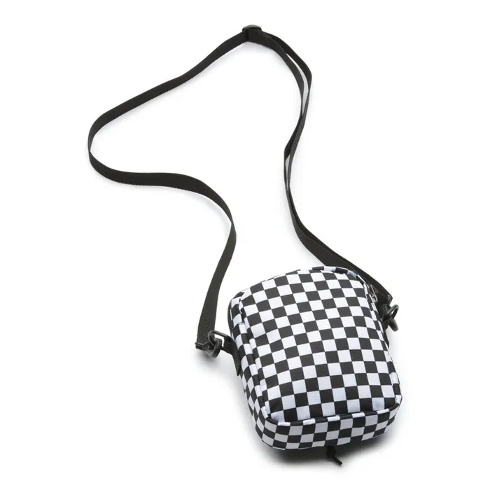 Backpacks and Bags Men Vans Bail Shoulder Bag Blackwhite Check Backpacks and Bags Men Vans Bail Shoulder Bag Blackwhite Check