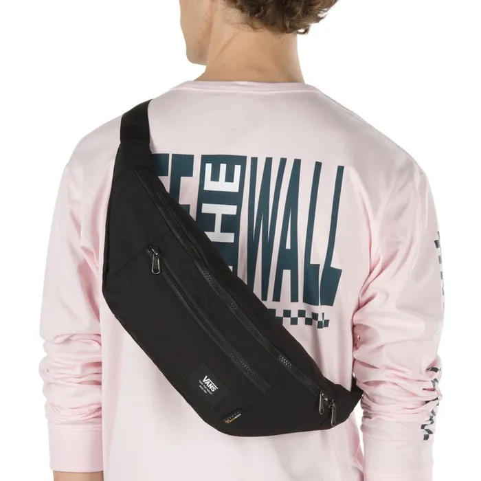 Backpacks and Bags Men Vans Ward Cross Body Pack Black Ripstop