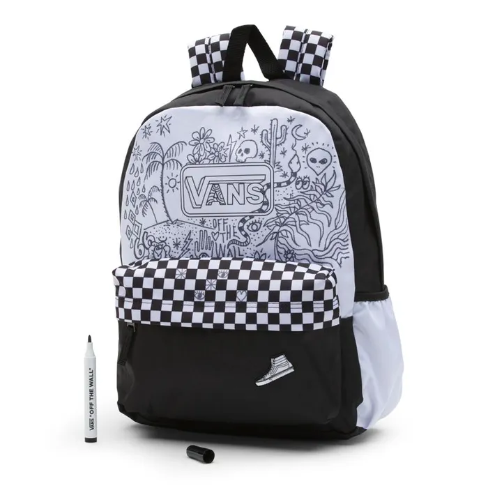Backpacks and Bags MenWomen Vans DIY Backpack White Backpacks and Bags MenWomen Vans DIY Backpack White