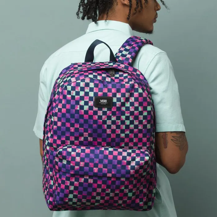 Backpacks and Bags MenWomen Vans Old Skool Checkerboard Backpack Tie Dye Check Backpacks and Bags MenWomen Vans Old Skool Checkerboard Backpack Tie Dye Check