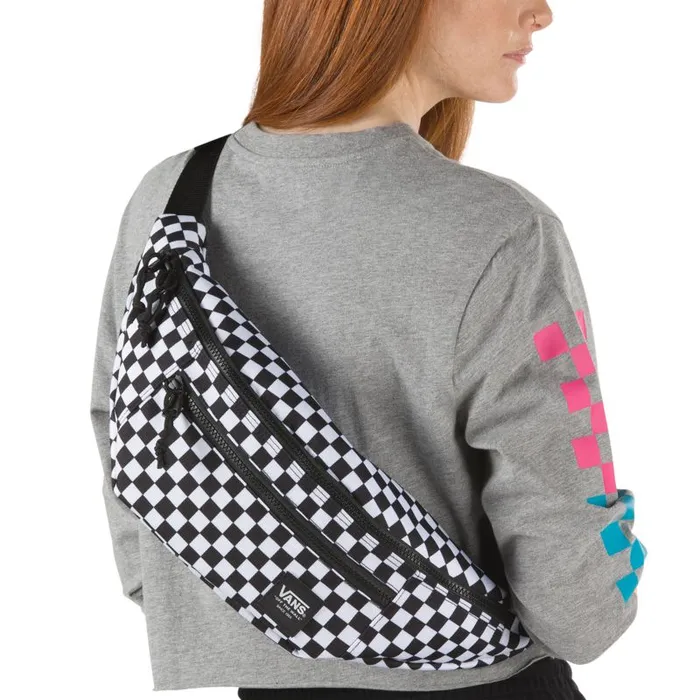 Backpacks and Bags Women Vans Ranger Waist Pack Blackwhite Checkerboard