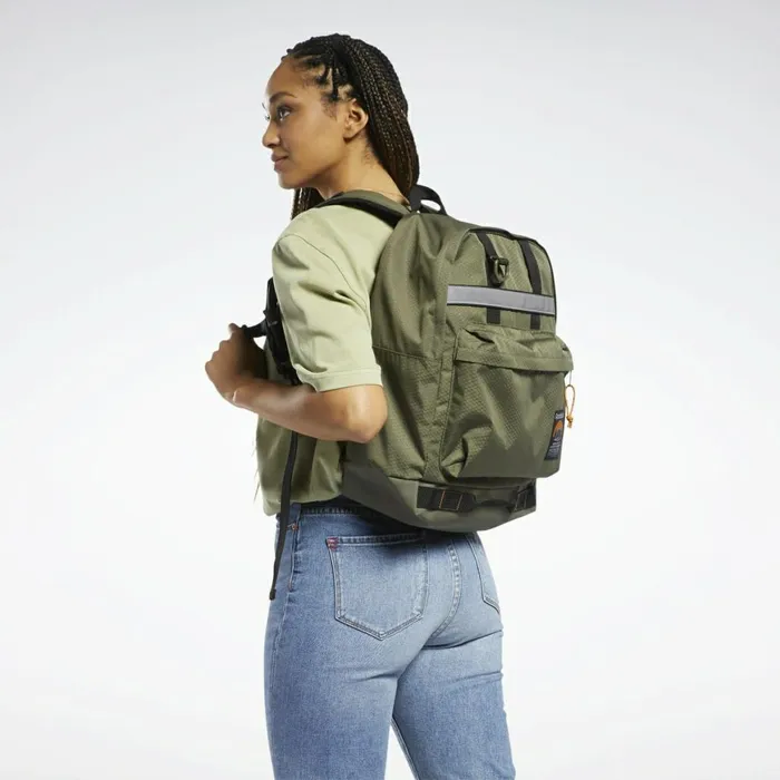 Bags and Backpacks MensWomens Reebok Classics Camping Archive Backpack Army Green