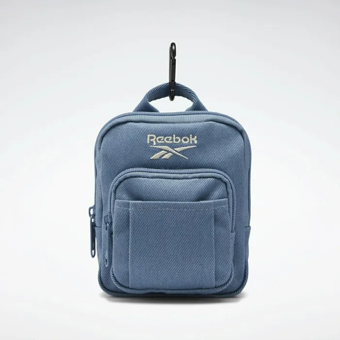 Bags and Backpacks MensWomens Reebok Classics Foundation Pouch Bag Blue Slate