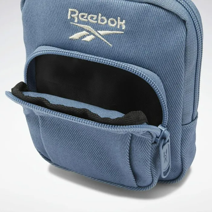 Bags and Backpacks MensWomens Reebok Classics Foundation Pouch Bag Blue Slate