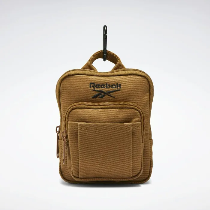 Bags and Backpacks MensWomens Reebok Classics Foundation Pouch Bag Sepia