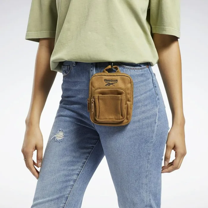 Bags and Backpacks MensWomens Reebok Classics Foundation Pouch Bag Sepia