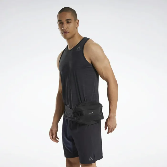 Bags and Backpacks MensWomens Reebok LES MILLS Waist Bag Black
