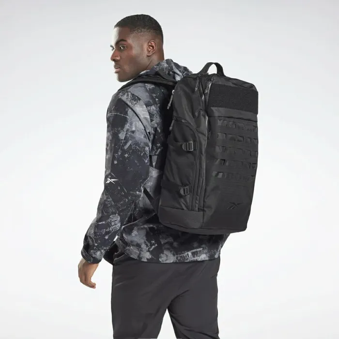Bags and Backpacks MensWomens Reebok Training Weave Backpack Black Black Black