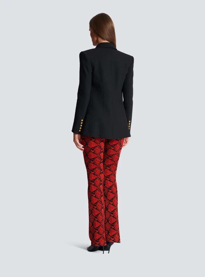 Balmain 6button Wool Jacket Black Women Jackets And Blazers