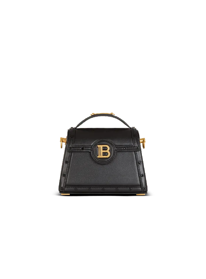 Balmain BBuzz Dynasty Small Leather Bag Black Women Handbags