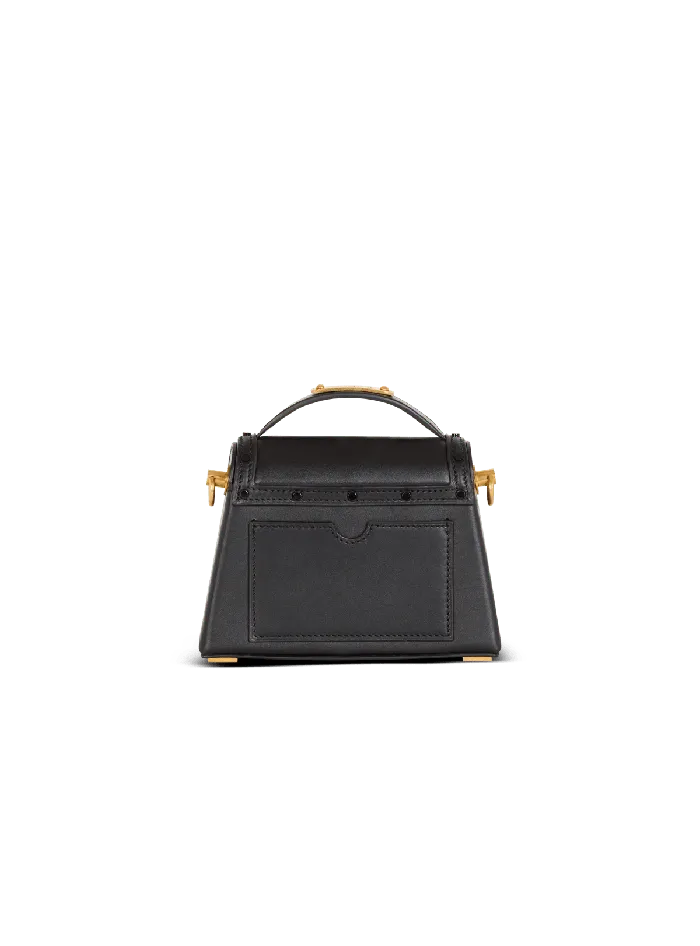 Balmain BBuzz Dynasty Small Leather Bag Black Women Handbags
