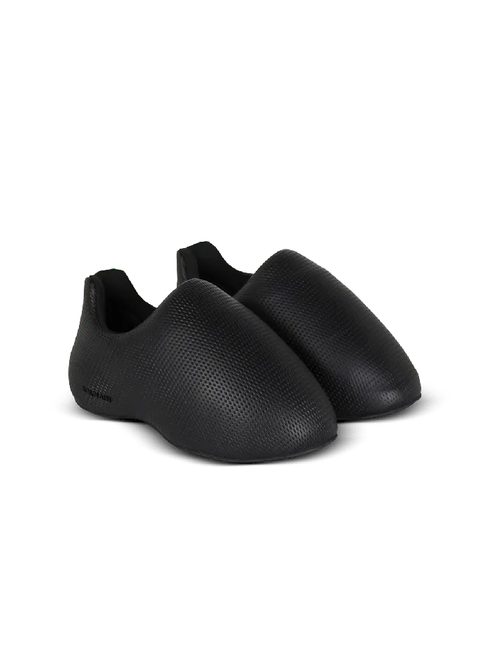Balmain BCloud Sneakers In Embossed Leather Black Men Sneakers