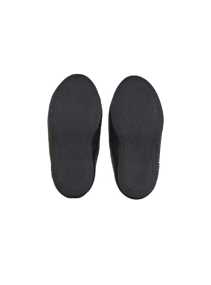 Balmain BCloud Sneakers In Embossed Leather Black Men Sneakers