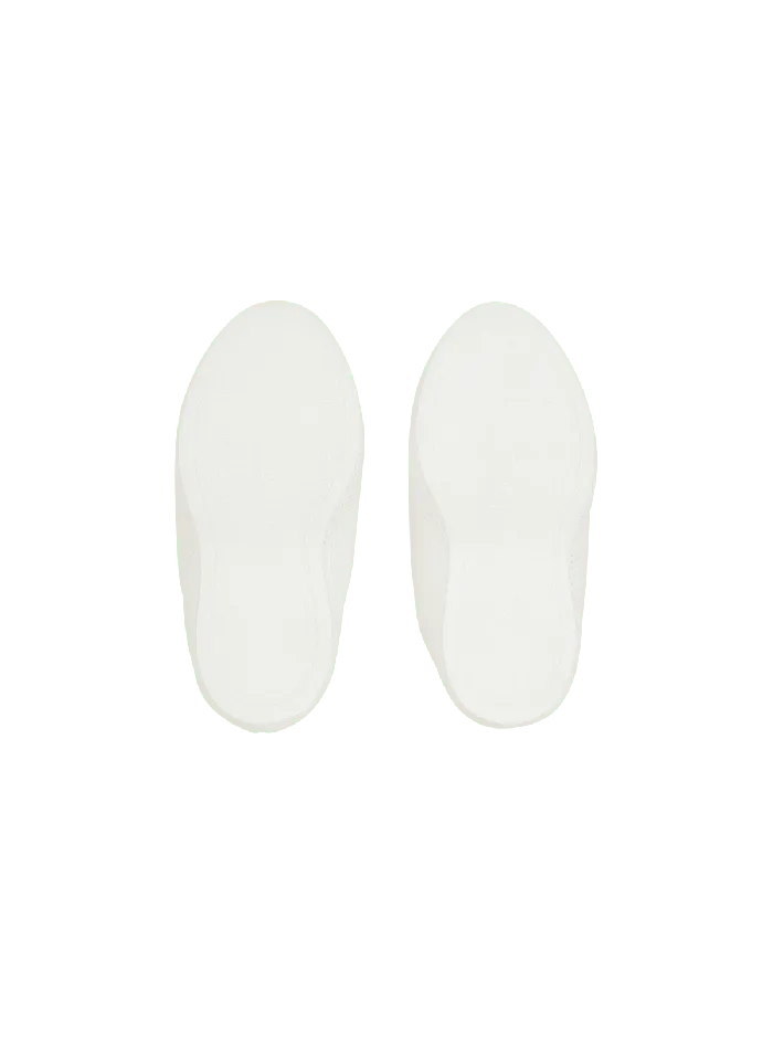 Balmain BCloud Sneakers In Embossed Leather White Men Sneakers