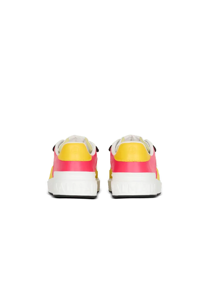 Balmain BCourt Flip Trainers In Calfskin Multicolor Men Sneakers