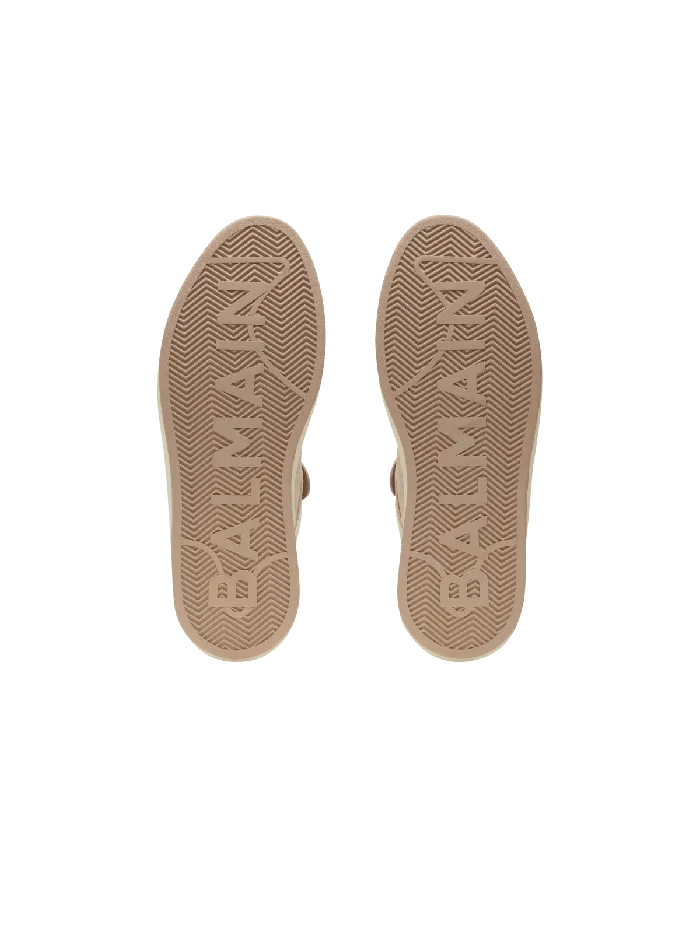 Balmain BCourt Flip Trainers In Calfskin Pink Women Sneakers