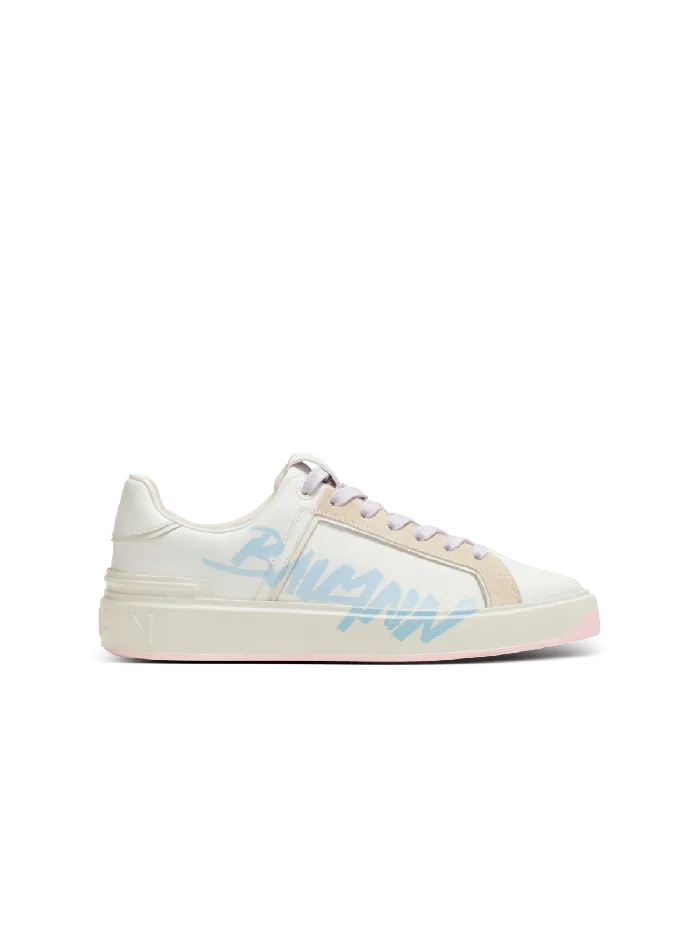 Balmain BCourt Leather Sneakers White Women Sneakers