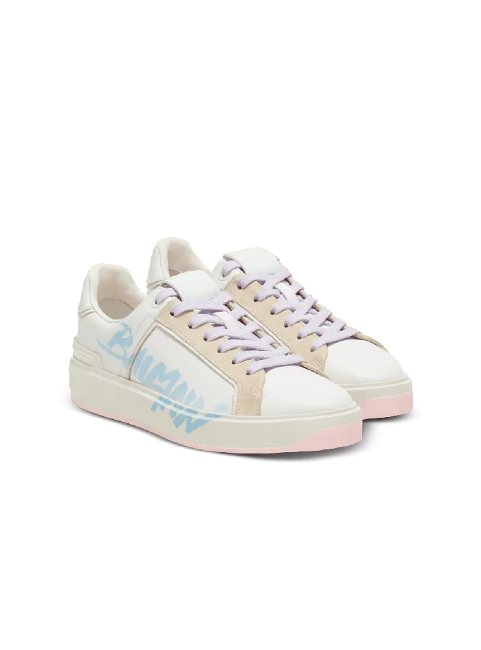 Balmain BCourt Leather Sneakers White Women Sneakers