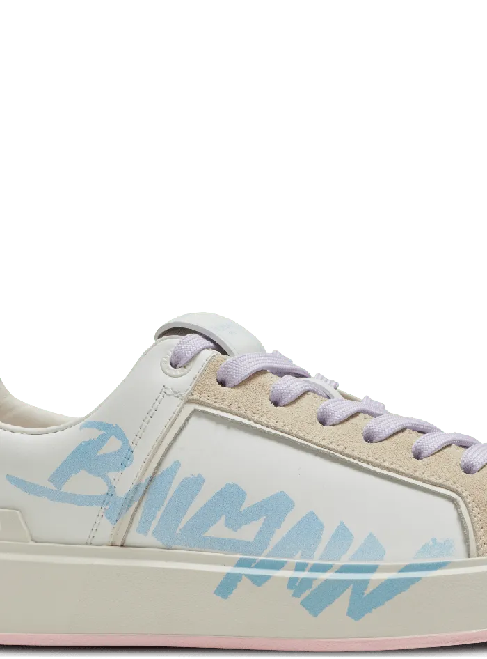 Balmain BCourt Leather Sneakers White Women Sneakers